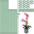 thumbnail image 1 of 28Pcs Plant Stakes Adjustable Plant Support Sticks,Plant Support Stakes with 28 Rings and 14Connectors for Plants Potted, 1 of 5