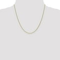 thumbnail image 2 of 18K Leslie's 1.15mm Diamond Cut Cable Chain; 18 inch; Lobster Clasp; for Adults and Teens, 2 of 5