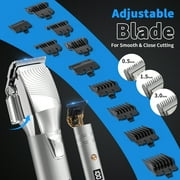 NEXPURE Hair Clippers for Men, Cordless Hair Clipper and Beard Trimmer Set with LCD Display, Professional Grooming Kit for Home Haircuts