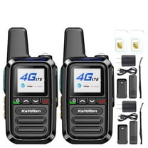 Kayotom Walkie Talkie Global Long Distance Adult Intercom PTT Two Way Radio,4G Signal Outdoor,2Pcs