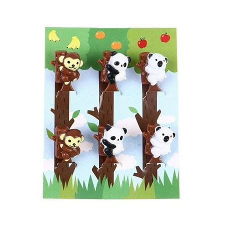 

Mini Cartoon Fruit Fork Cute Cartoon Princess Stainless Dessert Fruit Forks with Holder Set Mini Salad Fruit Fork Food Flatware