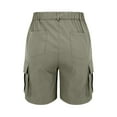 thumbnail image 5 of QIJUNTUO ​Women's Utility Multi Pocket Outdoor Shorts With Durable Construction For Trail Hiking Adventures And Camping Gear​ Army Green, 5 of 8