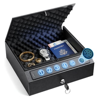 Mantle Clock JB6874 Magnetically latched Key Lock Diversion Safe