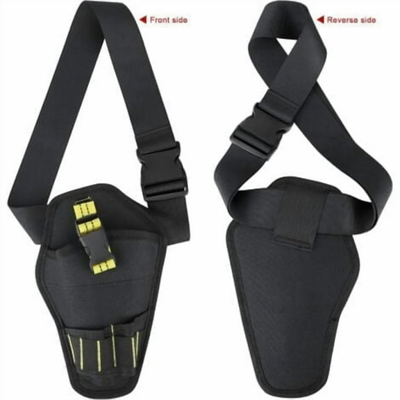 Tool Belt, Tool Holster Belt with Adjustable Belt and Open Loops for Storing Tools and Drill