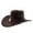 Coffee, variant on Classic Western Cowboy Hat With Curved Brim For And Outdoor Adventure And Travel Sun Light up Cowboy Hat