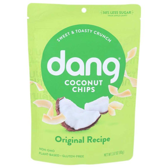 Dang Original Toasted Coconut Chips, 3.17 Ounce -- 12 per Case.