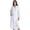 White, variant on Women's Bathrobe Terry Cloth Robe Knee Length Towel Bathrobe V-neck Multi-color Options