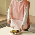 thumbnail image 4 of Delantal ajustable con bolsillos para utensilios de cocina, toalla para secarse las manos, impermeable y a prueba de aceite, para catering, ropa de trabajo, unisex, para barbacoa, de poliéster., 4 of 6