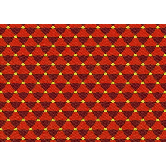 Ahgly Company Machine Washable Indoor Rectangle Transitional Mahogany Brown Area Rugs, 4' x 6'