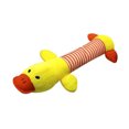 thumbnail image 1 of Juguete de peluche para perro, suave, para masticar, con chirrido, pato, elefante, interactivo, para cachorros de razas pequeñas, masticadores delicados., 1 of 8