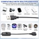 thumbnail image 4 of Cable USB Uxcell con interruptor ON/OFF, cable de extensión USB macho a hembra para lámpara LED, tira LED, negro 1, 4 of 6