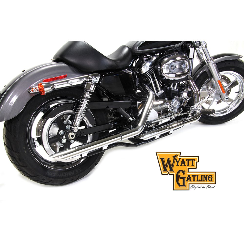 Wyatt Gatling Exhaust Pipe Extension Set,for Harley Davidson,by VTwin