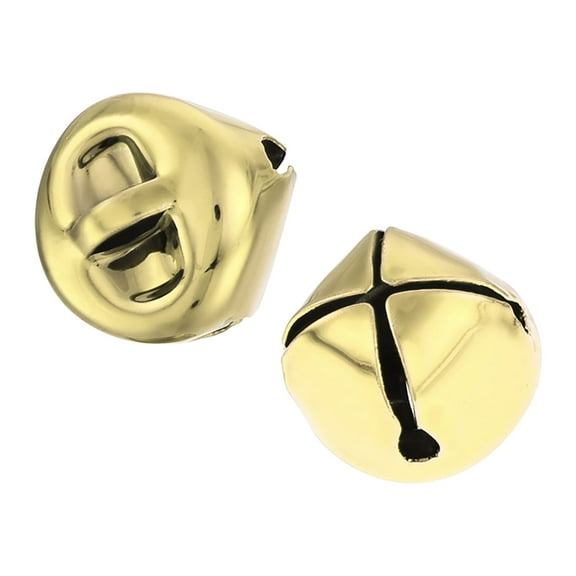 DIY Small Bells 13mm/0.51-Inch 100pcs Craft Bells Bulk for Christmas Festival Party Home Golden