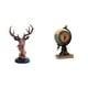 thumbnail image 1 of Figura de cabeza de ciervo,Adorno de cabeza de ciervo,estatua de animal decorativa,Figura de cabeza de ciervo para decoración de mesa creativa,Figura de escritorio,Reloj de mesa con forma de, 1 of 8