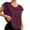 Wine, variant on Womens Workout Tops Loose Fit Mesh Open Back Athletic Shirts Lightweight Breathable Short Sleeve Yoga Tops for Women Gym Running Casual Wear