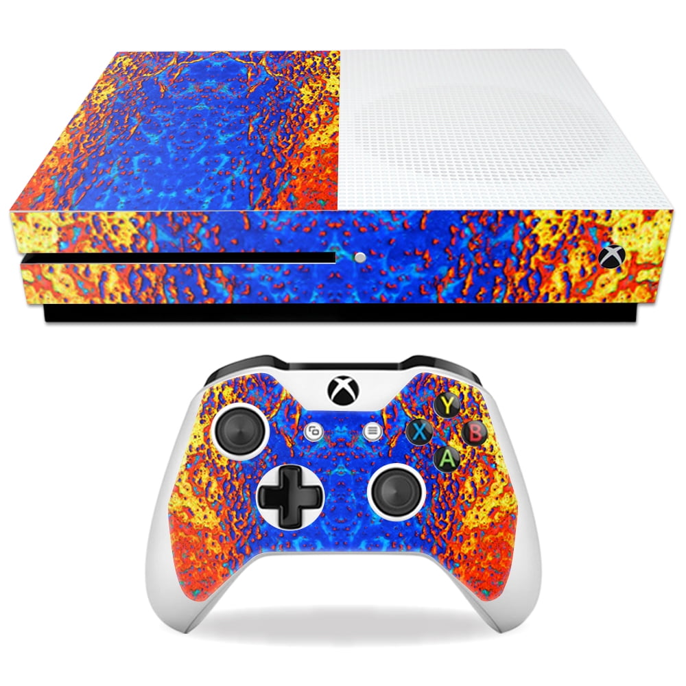Skin Decal Wrap for Microsoft Xbox One S Melting