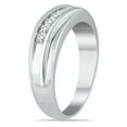 thumbnail image 2 of SZUL Women's SZUL 1/4 Carat TW Diamond Men's Ring in 10K White Gold (J-K-L Color, I2-I3 Clarity), 2 of 5