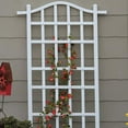 thumbnail image 3 of 35 x 75 Inch Indoor Outdoor Garden Trellis Plant Support for Vines and Climbing Plants, Flowers, and Vegetables, White, 3 of 5