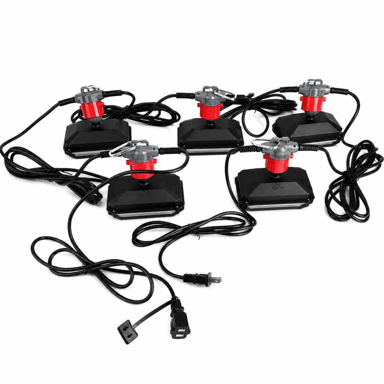 Hyper Tough 50 ft String Work Light with 5 LED Heads photo 6