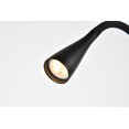 thumbnail image 4 of Elegant Decor Élégant LEDDS012 LED Lampe de Bureau avec Gradateur Tactile Lisse & USB & 44; Noir Mat, 4 of 4