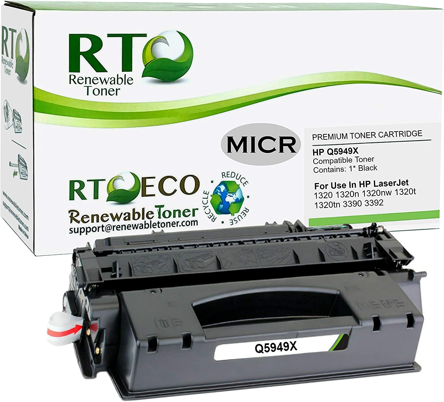 Renewable Toner HP Q5949X 49X MICR Toner Cartridge for Check Printing 6k  high yield for HP LaserJet 1160 1320 3390 3392 | Walmart Canada