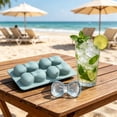 thumbnail image 6 of Leeye Bow Tie Ice Cube Tray with Lid, Silicone Mold for Cocktails, , and Beverages, 4 Cavity Decorative Ice Maker, BPA-Free, Blue, 7.28Ã4.53Ã1.18in, 6 of 6