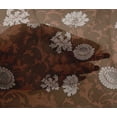 thumbnail image 4 of oneOone Viscose Chiffon Brown Fabric Leaves & Floral Artistic Dress Material Fabric Print Fabric By The Yard 42 Inch Wide, 4 of 4