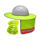thumbnail image 1 of Advancent Verano Sun Shades Protección Casco Cuello Escudo Gorras Cubiertas Multicolor Construcción Escudos de seguridad Cascos protectores Ciclismo Amarillo brillante, 1 of 6