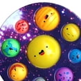 thumbnail image 2 of Juguete De Autismo Bloques de Construcción Juego de burbujas de juguete sensorial educativo con llavero antiestrés Planet Kids (B), 2 of 3