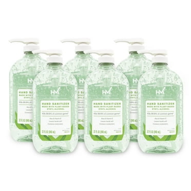 Highmark® Hand Sanitizer With Aloe, Floral Scent, 32 Oz, Green, Case Of 6 Bottles