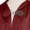 thumbnail image 7 of LEKWK Medieval Hooded Cape Women Velvet Gothic Vampire Costume Witch Cloak Vintage Halloween Renaissance Costume Cosplay Party Fancy Dress, 7 of 7