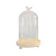 thumbnail image 2 of Cúpula de vidrio transparente, campana de cristal transparente, campana de cristal decorativa creativa para bodas 10x16cm Pájaro, 2 of 9