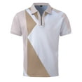 thumbnail image 2 of Product Classification Men Shirts | Product Title Male Summer Button Plaid Short Sleeve Top Lapel Lightweight Tee, 2 of 5