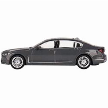 1-64 Scale BMW 750Li xDrive Bernina Gray Amber Effect with Sunroof Limited Edition to Worldwide Diecast Model Car - 2400 Piece