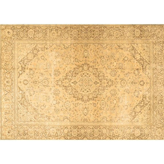 Ahgly Company Indoor Rectangle Persian Brown Traditional Area Rugs, 5' x 7'