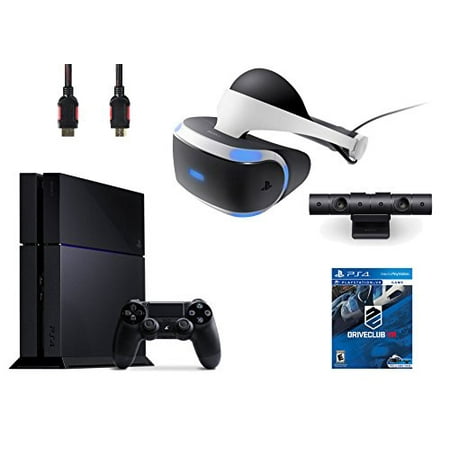 PlayStation VR Bundle 4 Items:VR Headset,Playstation Camera,PlayStation 4,VR Game Disc:PSVR DriveClub
