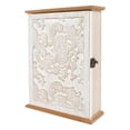 thumbnail image 1 of SNNROO Wood Key Holder Storage Box Wall Mounted Key Cabinet Key Rack Versatile Key Holder Storage Box Space Saving Key Cabinet Key Rack for Home Hangable Key Hook Holder, 1 of 10