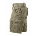 thumbnail image 2 of Rothco Vintage Solid Paratrooper Cargo Shorts, Khaki, 3XL, 2 of 2