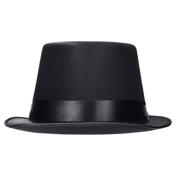 Top Hat Costume Accessory for Adults, Black, Halloween by Way To Celebrate