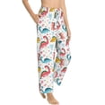 thumbnail image 2 of Balery Dinosaur print Women's Pajama Pants,Ultra Lightweight Pjs,Lounge Pant-X-Large, 2 of 9