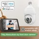 thumbnail image 2 of Cámara IP de Seguridad WiFi con Bombilla de Luz de 5G y Cámara de 3MP a Prueba de Agua con Base E27, 2 of 3