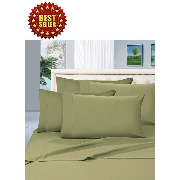 1800 Series 4Piece Bed Sheet Set, Deep Pocket up to 16 inch, Split
