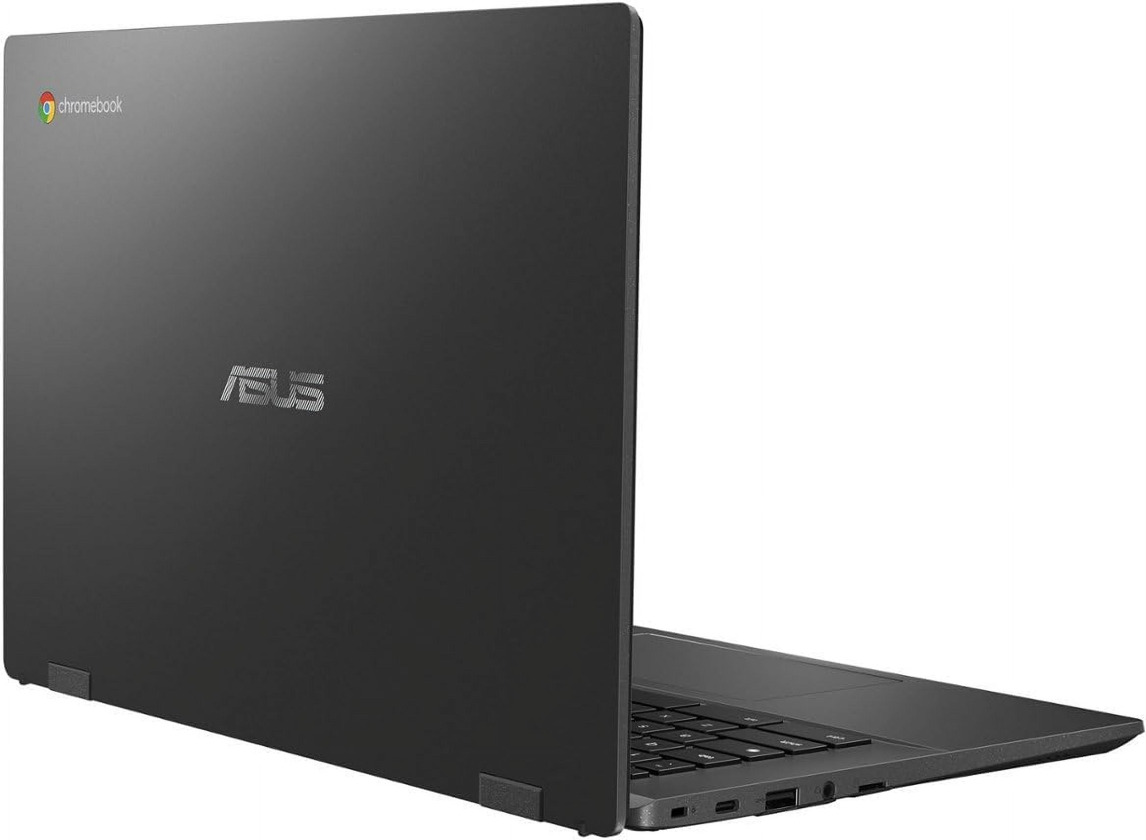 ASUS CM14 Chromebook 14" FHD LED-backlit Display Laptop, MediaTek Kompanio 520, 4GB DDR4 Memory, 64GB eMMC, Long Battery Life, Gravity Gray, Chrome OS with Mazepoly Accessories