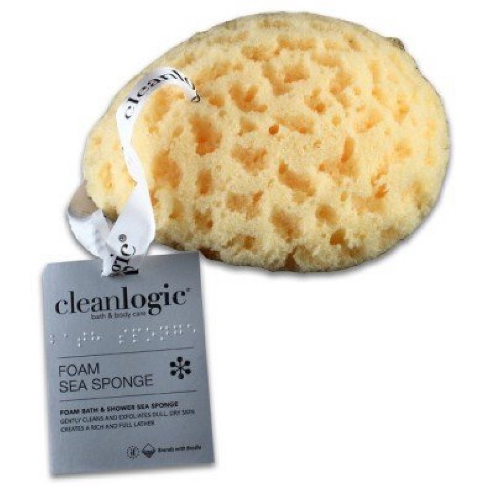 3 Pack Clean Logic Foam Sea Sponge 1 ea