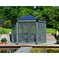 thumbnail image 3 of Palram - Canopia Roma/Monaco Gazebo Netting set - 6 Piece, 3 of 5