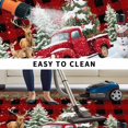 thumbnail image 4 of Christmas Truck Outdoor Rug 5x7 Ft, Non Slip Washable Area Rug, Farmhouse Xmas Tree Red Buffalo Plaid Patio Rugs Carpet Runner, Large Floor Mat for Indoor/Outdoor Deck Porch Camping, 4 of 8