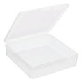 thumbnail image 1 of Uxcell 3.35 inch x 0.87 inch Plastic Square Clear Storage Container Box with Lid for DIY Art Crafts 6 Pack, 1 of 5