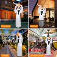 thumbnail image 4 of Inflables de Halloween, decoraciones inflables de fantasmas y calabazas de 6 pies con luces LED para el hogar, el patio, los centros comerciales, los suministros de decoración, 4 of 7