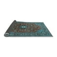 thumbnail image 2 of Ahgly Company Indoor Rectangle Medallion Light Blue Traditional Area Rugs, 5' x 7', 2 of 4