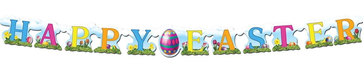 Happy Easter Streamer Halloween Decoration - Walmart.com